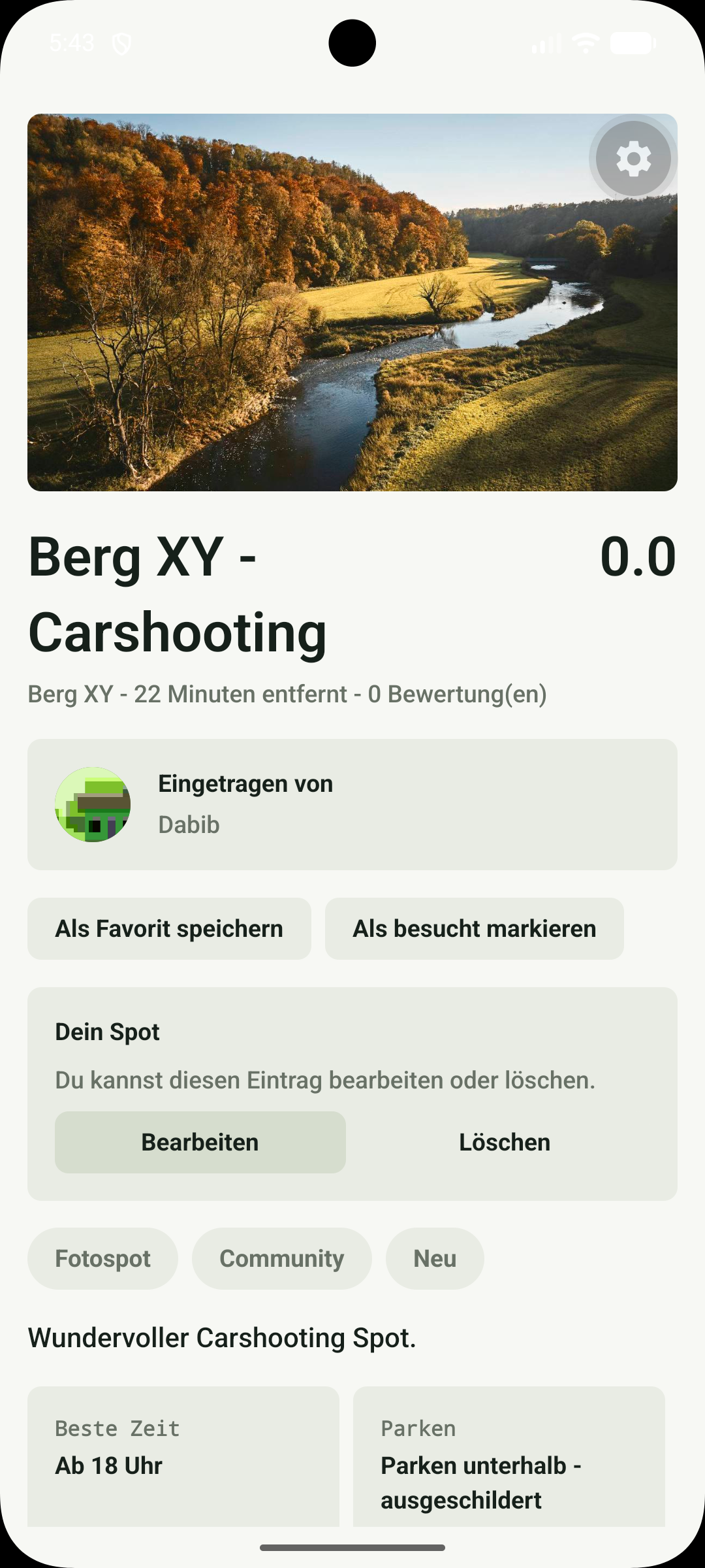Roavyn Detailansicht eines Spots